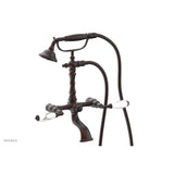 Phylrich - Exp. Tub & Hnd Shwr  Valencia Wht Hdls - Weathered Copper