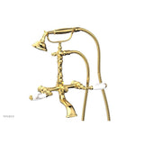 Phylrich - Exp. Tub & Hnd Shwr  Valencia Wht Hdls - Satin Gold