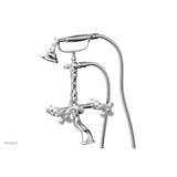 Phylrich - MARVELLE Exposed Tub & Hand Shower - Cross Handle K2393-53 - Satin Brass