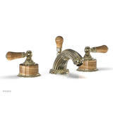 Phylrich - VERSAILLES Widespread Faucet - Montaione Brown Onyx K241 - Old English Brass