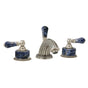 Phylrich - REGENT Widespread Faucet Bleu Sodalite K272 - Old English Brass