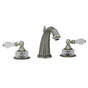 Phylrich - REGENT CUT CRYSTAL Widespread Faucet Cut Crystal Lever Handles K280 - Old English Brass