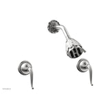 Phylrich - 2 Handle Shower, Geo - Satin chrome