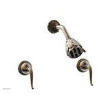 Phylrich - 2 Handle Shower, Geo - Antique Brass