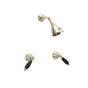 Phylrich - CARRARA Two Handle Shower Set K3158F - Old English Brass