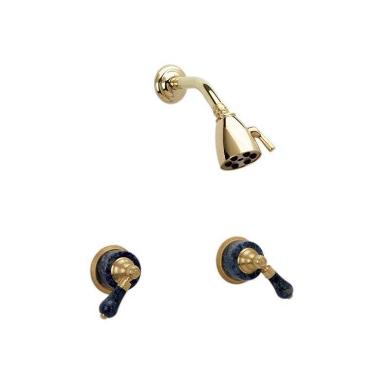Phylrich - REGENT Two Handle Shower Set K3272 - Old English Brass