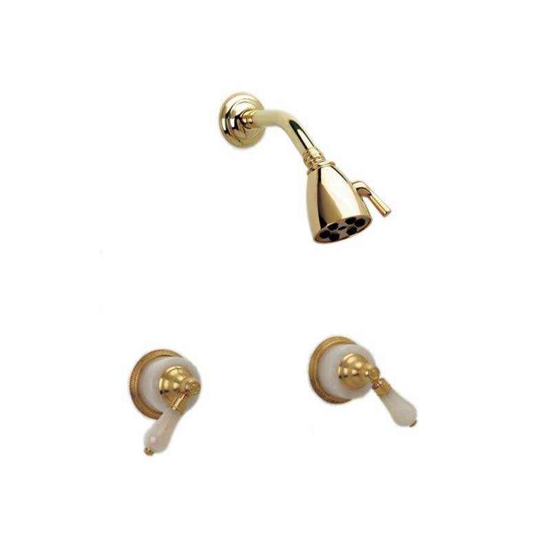 Phylrich - REGENT Two Handle Shower Set K3273 - Old English Brass