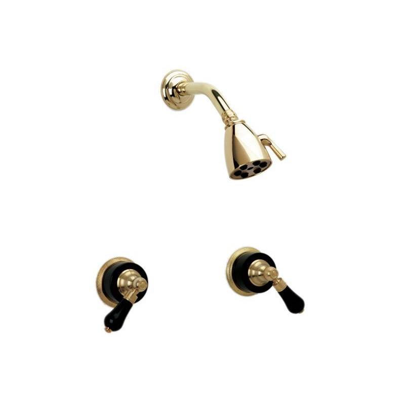 Phylrich - REGENT Two Handle Shower Set K3274 - Old English Brass