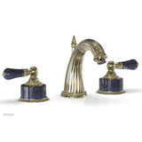 Phylrich - VERSAILLES Widespread Faucet - Bleu Sodalite K332 - Old English Brass
