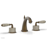 Phylrich - VALENCIA Widespread Faucet Beige Marble K338D - Old English Brass