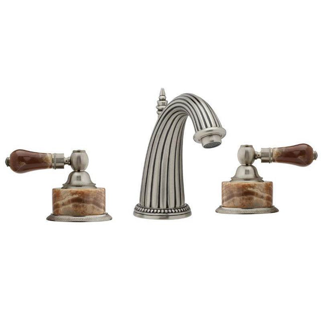 Phylrich - REGENT Widespread Faucet Brown Onyx K371 - Old English Brass