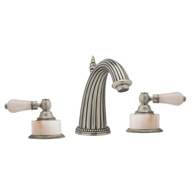 Phylrich - REGENT Widespread Faucet Pink Onyx K373 - Old English Brass