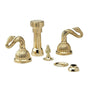 Phylrich - SWAN Four Hole Bidet K4123 - Old English Brass