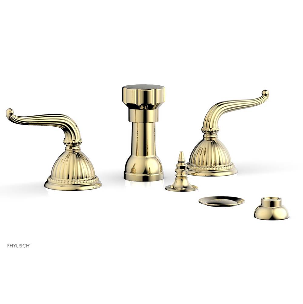 Phylrich - Bidet W/Vertical Spray - Polished Brass Uncoated