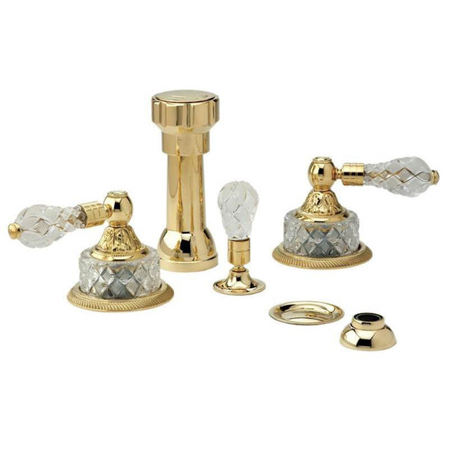 Phylrich - SWAN Four Hole Bidet K4180 - Old English Brass