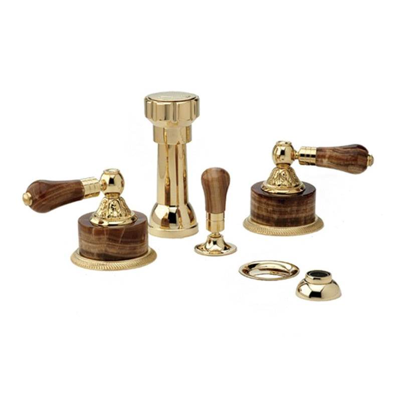 Phylrich - VERSAILLES Four Hole Bidet Set K4241 - Old English Brass