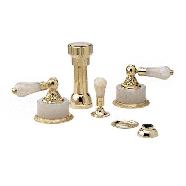 Phylrich - VERSAILLES Four Hole Bidet Set K4243 - Old English Brass