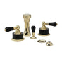 Phylrich - VERSAILLES Four Hole Bidet Set K4244 - Old English Brass