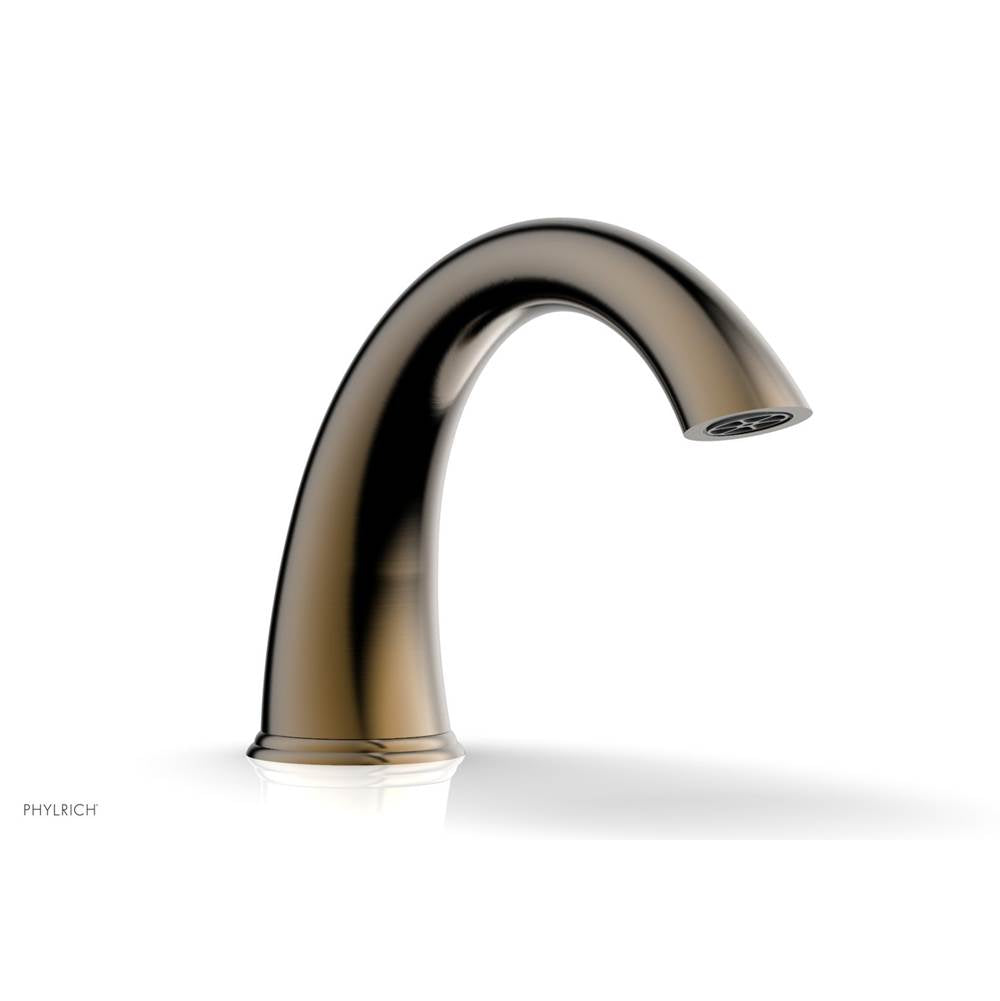 Phylrich - Deck Tub Spt, High Arc - Antique Brass