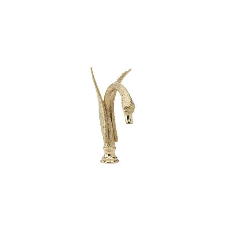 Phylrich - SWAN Deck Tub Spout K5123 - Old English Brass