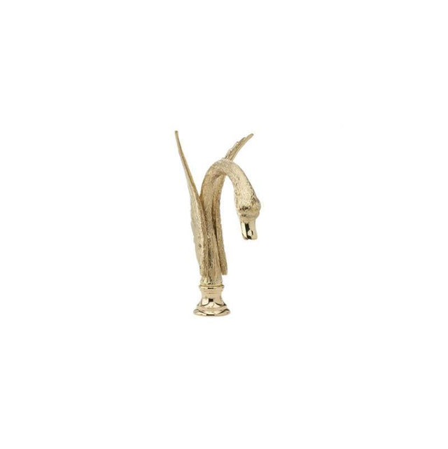Phylrich - SWAN Deck Tub Spout K5123 - Old English Brass