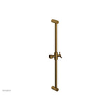 Phylrich - 24'' Adjustable Slide Bar with Hook - French Brass