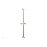 Phylrich - 24'' Adjustable Slide Bar with Hook - Satin Nickel