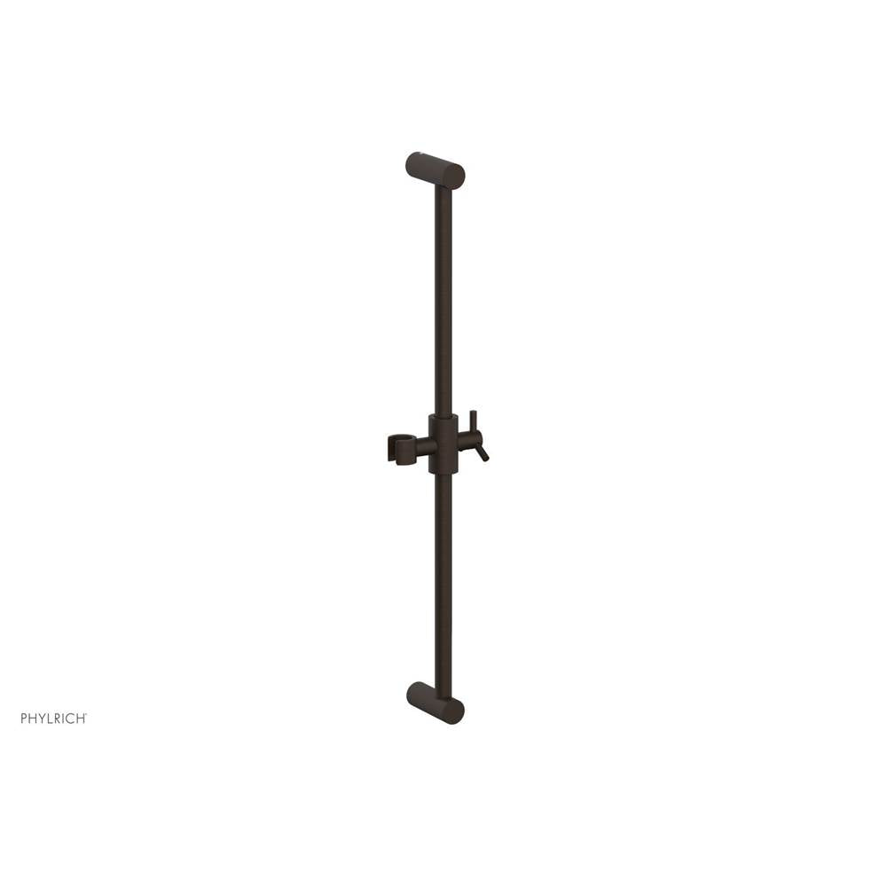 Phylrich - 24'' Adjustable Slide Bar with Hook - Antique Bronze