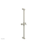 Phylrich - 24'' Adjustable Slide Bar with Hook - Burnished Nickel
