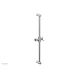 Phylrich - 24'' Adjustable Slide Bar with Hook - Satin chrome