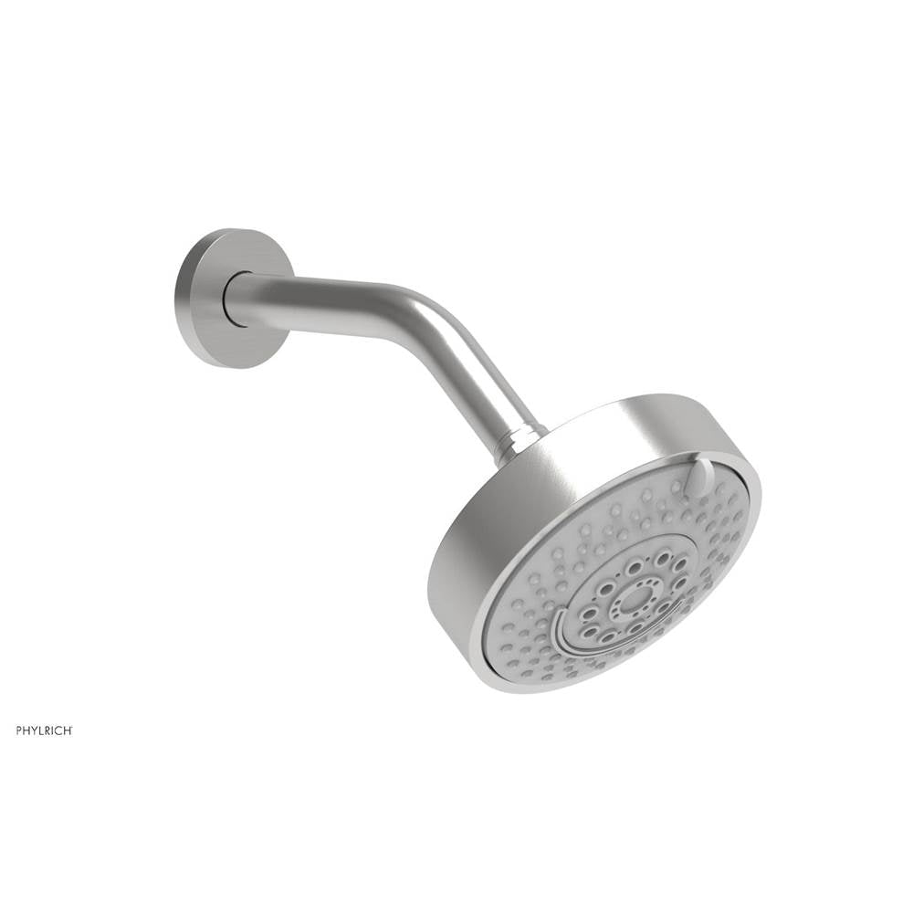 Phylrich - 5'' Contemporary Shower Head 4 Function - Satin chrome