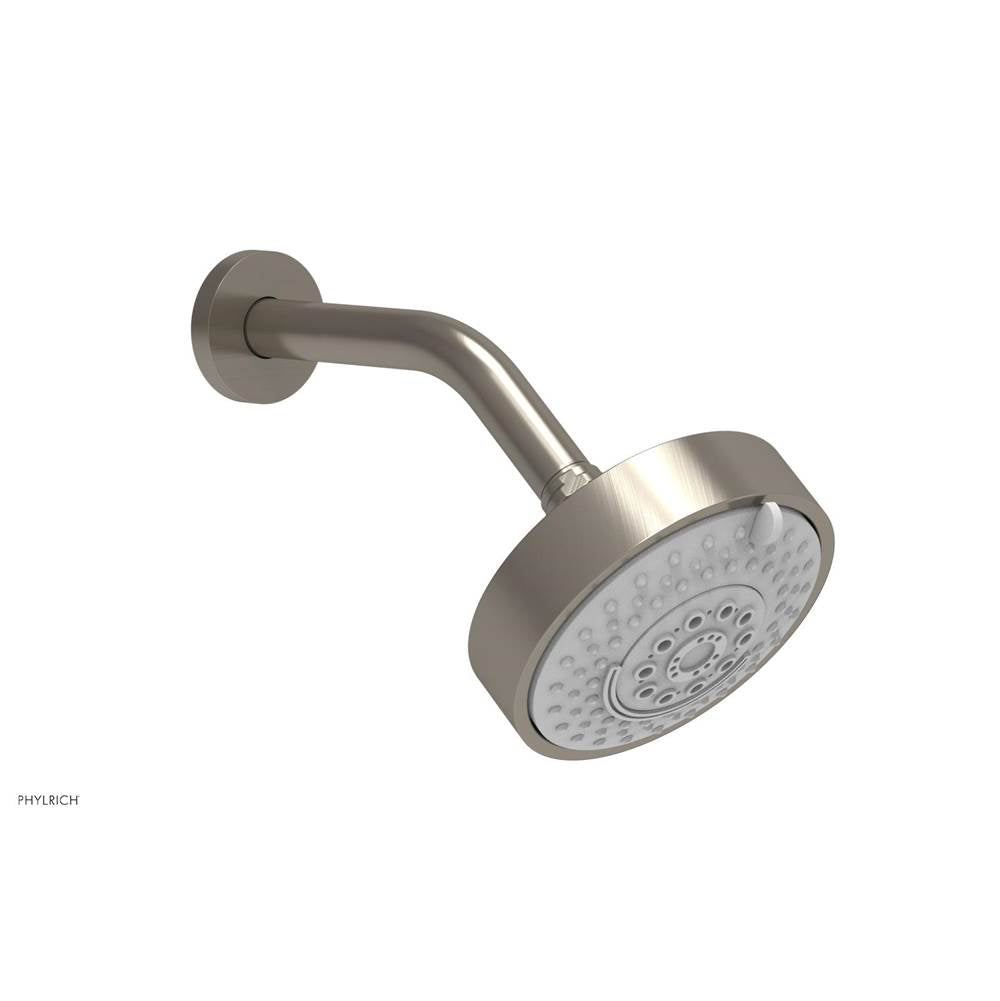 Phylrich - 5'' Contemporary Shower Head 4 Function - Pewter