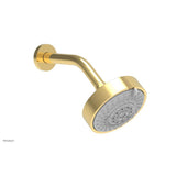 Phylrich - 5'' Contemporary Shower Head 4 Function - Polished Gold