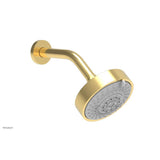 Phylrich - 5'' Contemporary Shower Head 4 Function - Satin Gold