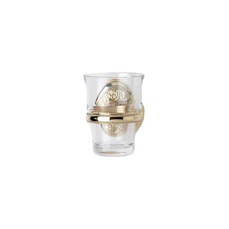 Phylrich - SWAN Wall Mounted Glass Holder KA30 - Old English Brass