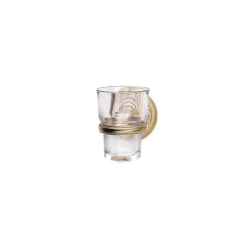 Phylrich - SWAN Wall Mounted Glass Holder KE30 - Old English Brass