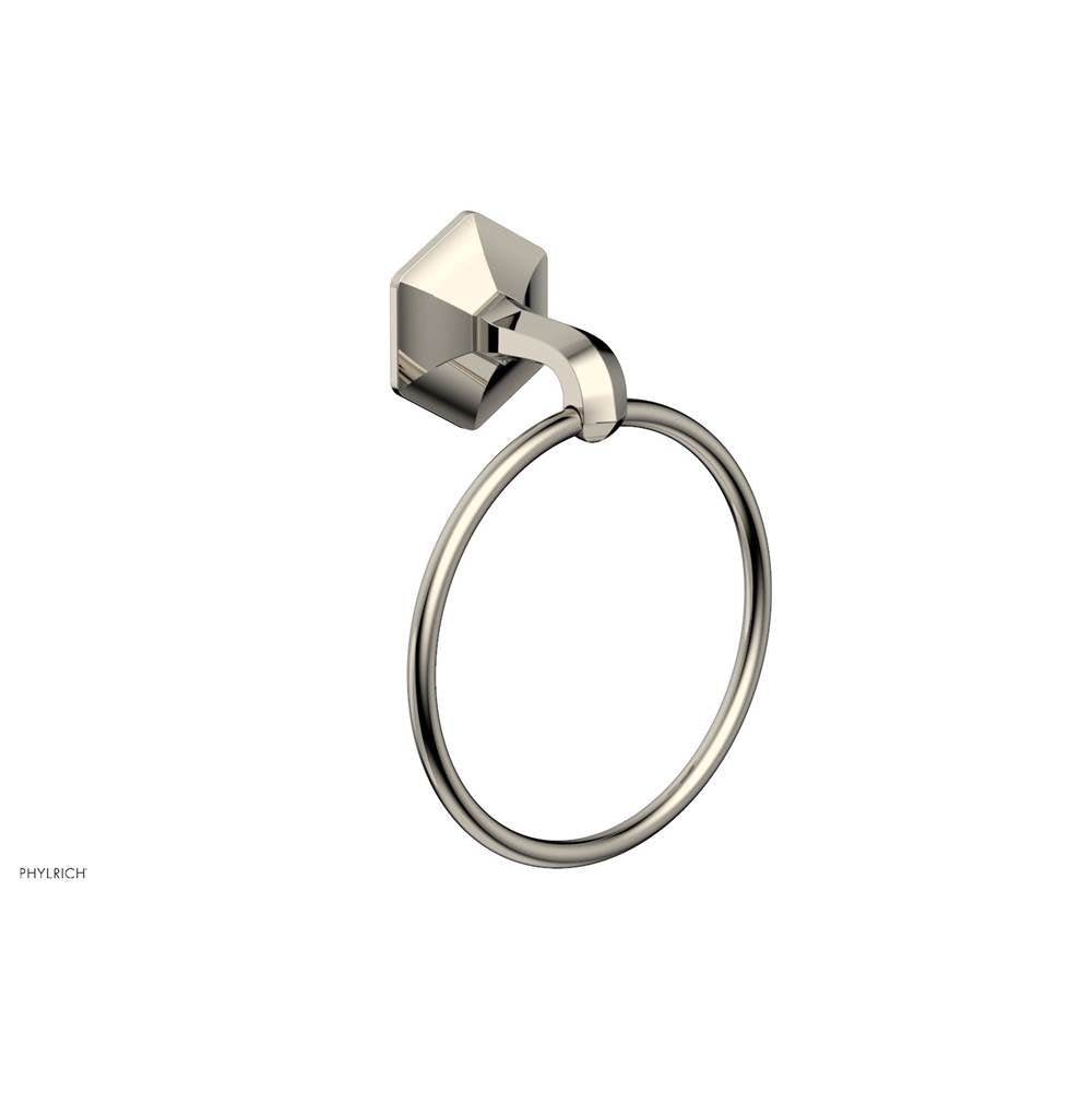 Phylrich - Towel Ring, Le Verre - Polished Nickel
