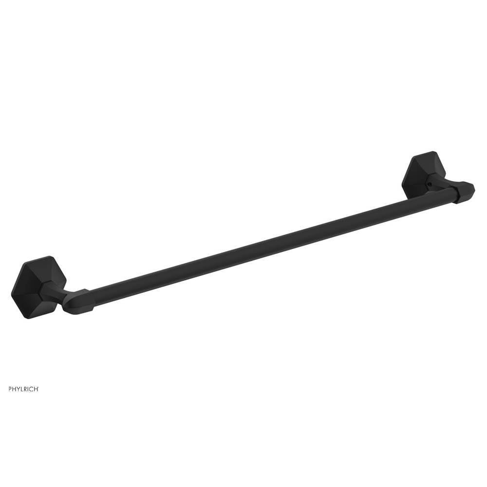 Phylrich - 24In Towel Bar, Le - Matte Black