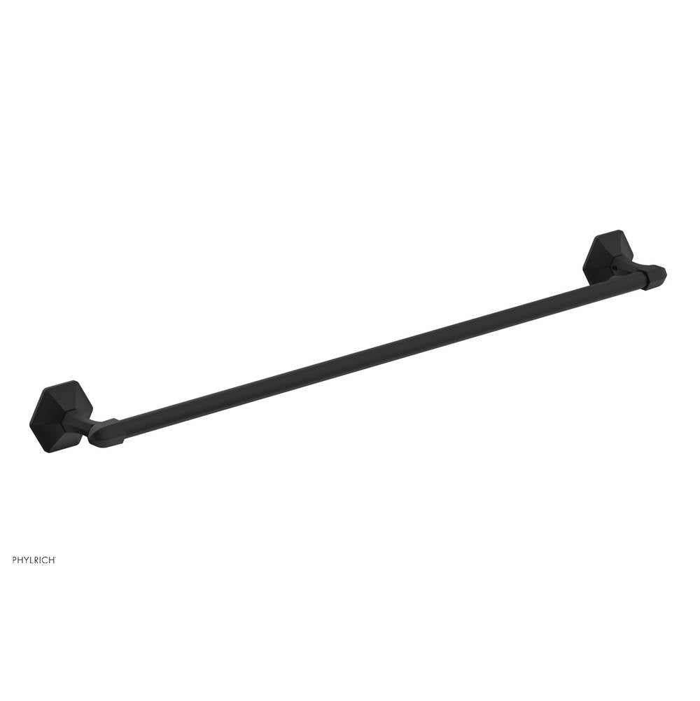 Phylrich - 30In Towel Bar, Le - Matte Black