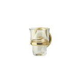 Phylrich - VALENCIA Wall Mounted Glass Holder KMB30 - Old English Brass