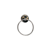 Phylrich - Towel Ring, Valen Wh - Burnished Nickel