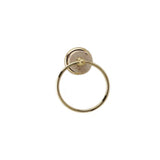 Phylrich - Towel Ring, Valen Wh - Satin Nickel