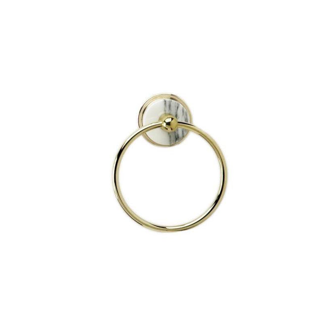 Phylrich - CARRARA Towel Ring KNB40 - Old English Brass