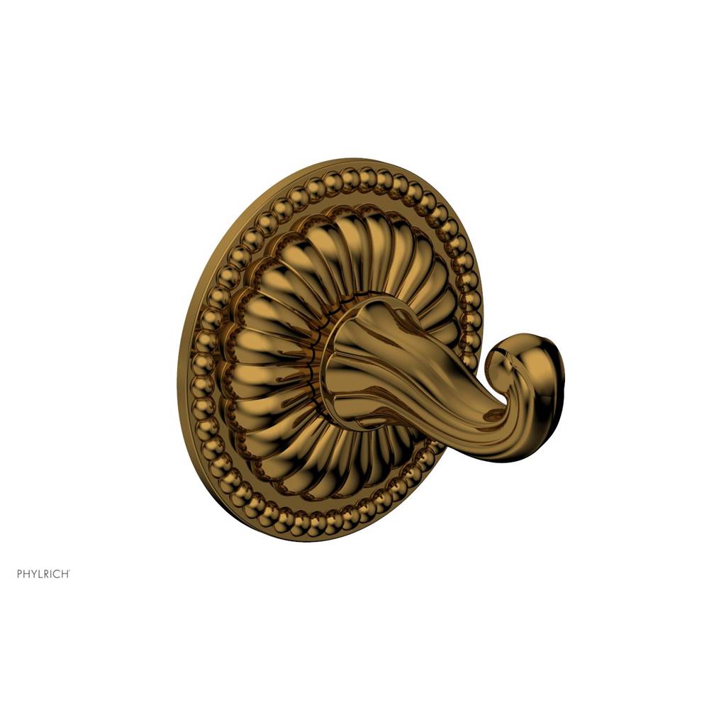 Phylrich - Robe Hook, Georgian - French Brass
