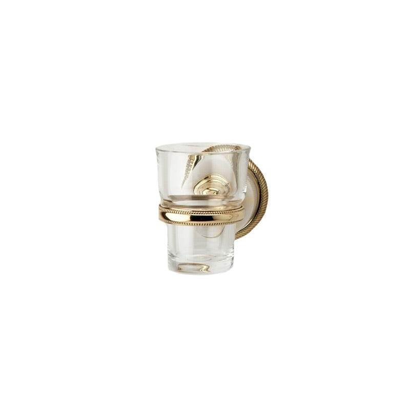 Phylrich - REGENT Wall Mounted Glass Holder KSD30 - Old English Brass