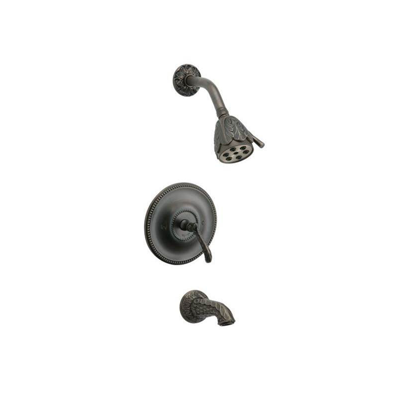 Phylrich - BAROQUE Pressure Balance Tub and Shower Set PB2144 - Old English Brass