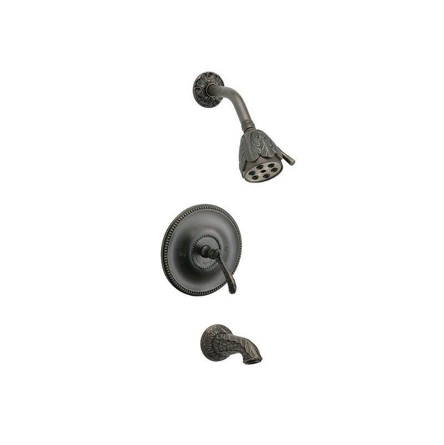 Phylrich - BAROQUE Pressure Balance Tub and Shower Set PB2144 - Old English Brass