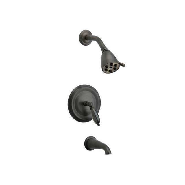 Phylrich - CARRARA Pressure Balance Tub and Shower Set PB2158C - Old English Brass