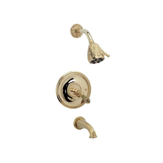 Phylrich - VERSAILLES Pressure Balance Tub and Shower Set PB2240 - Old English Brass