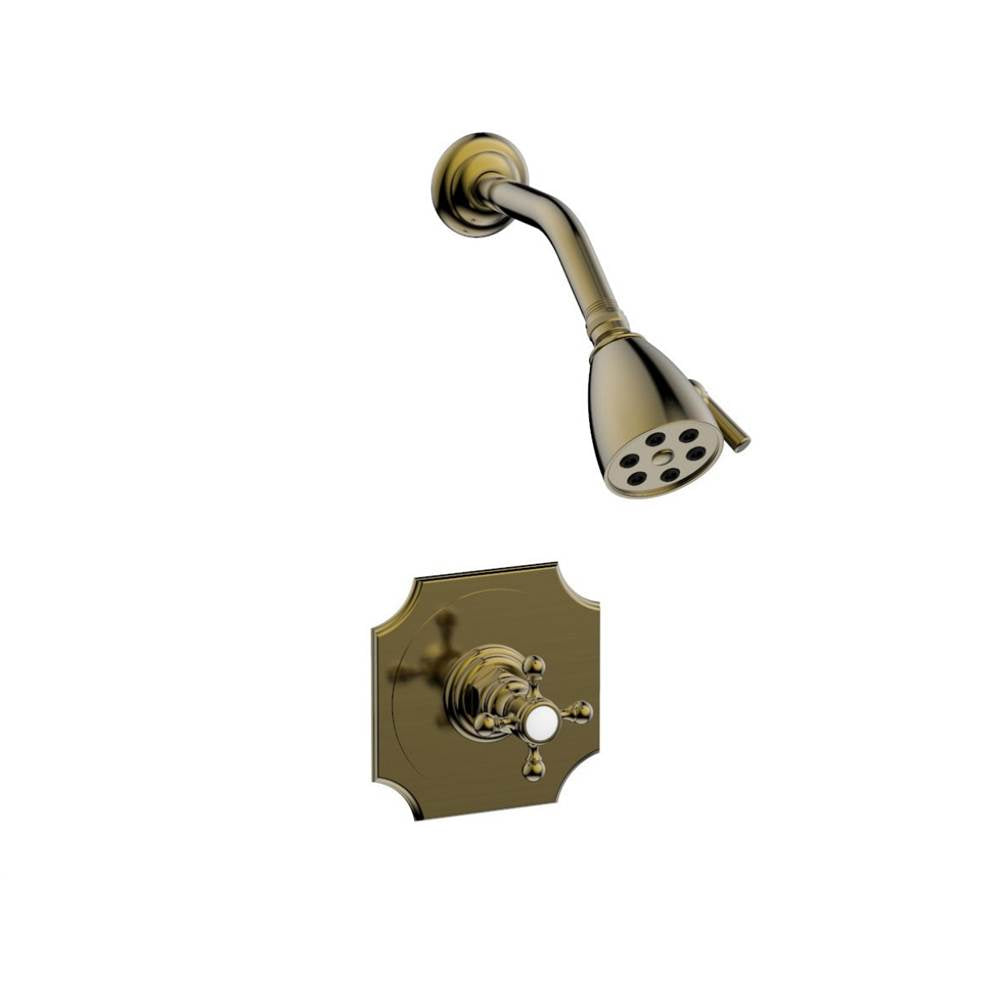 Phylrich - Shower Set Trim, - Antique Brass